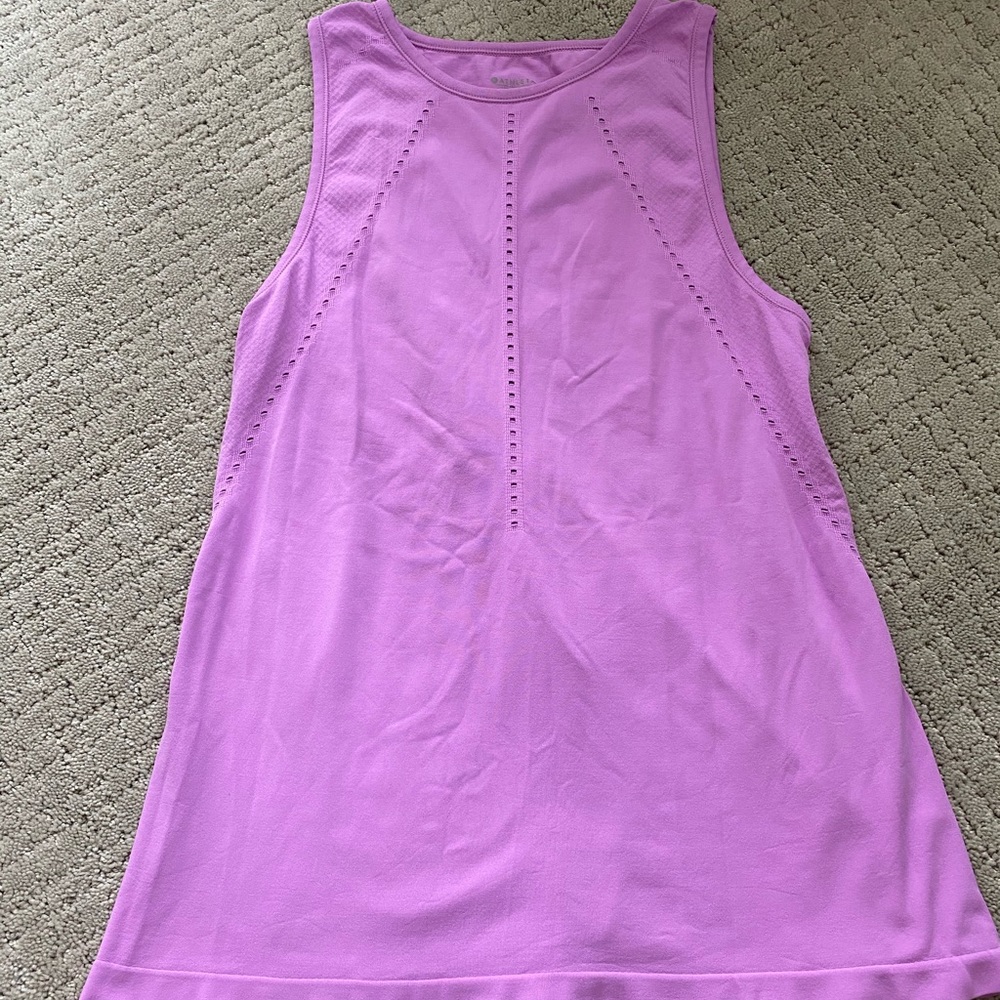 athleta pink tank top
